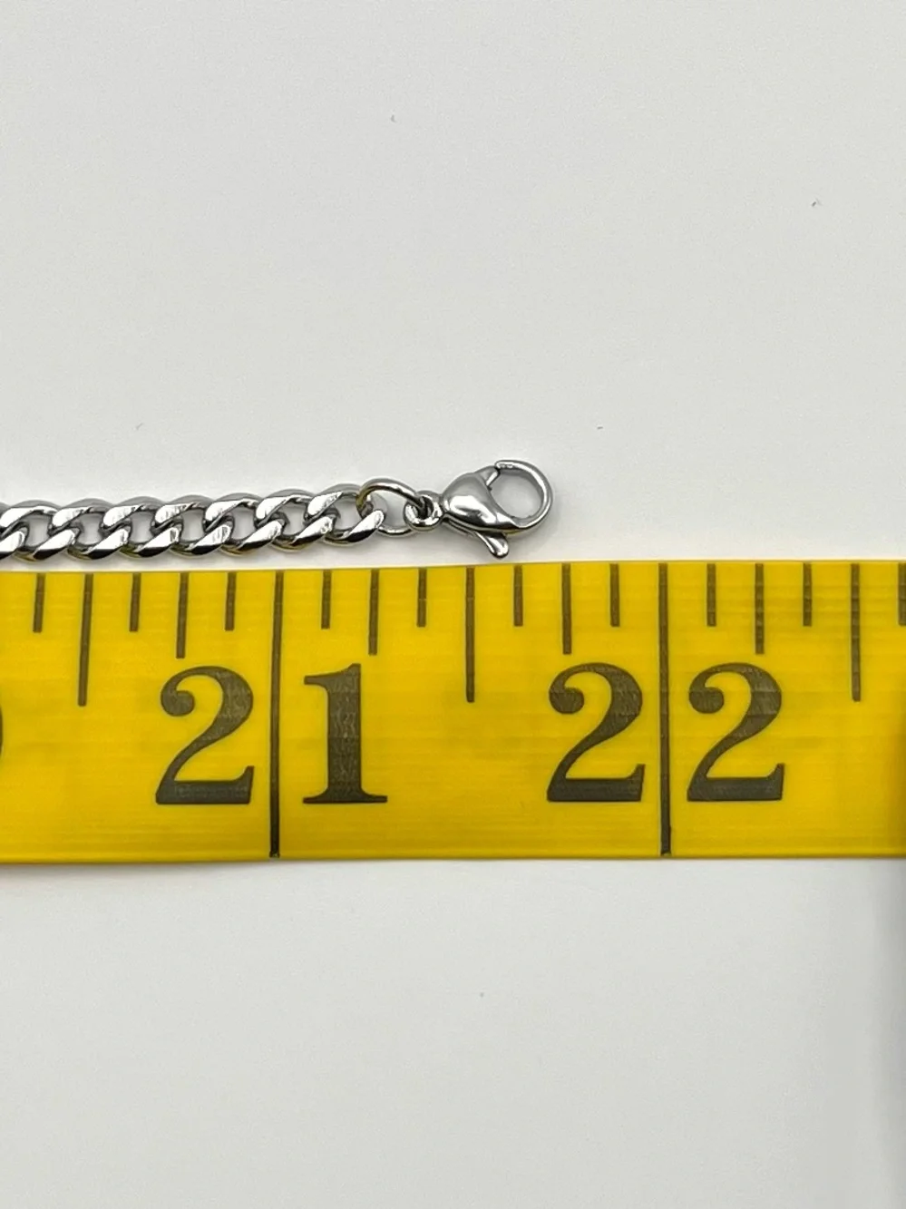 4mm Silver Miami Cuban Link Chain 22” Stainless Steel Necklace